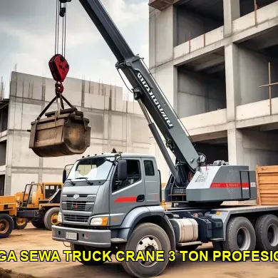 Mengetahui harga sewa sewa truck crane 3 ton Klaten